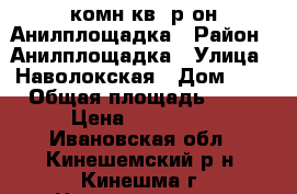1 комн.кв.,р-он Анилплощадка › Район ­ Анилплощадка › Улица ­ Наволокская › Дом ­ 1 › Общая площадь ­ 35 › Цена ­ 830 000 - Ивановская обл., Кинешемский р-н, Кинешма г. Недвижимость » Квартиры продажа   